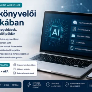 AI a könyvelői munkában - gyakorlati workshop könyvelőknek